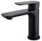 Смеситель ABBER Weiss Insel AF8010B для раковины, черный матовый AF8010B