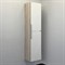 COMFORTY Шкаф-колонна Мерано-35 белый/дуб дымчатый - фото 156287