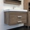 COMFORTY Тумба-умывальник Никосия 80П дуб темный с раковиной Fest 80 COMFORTY 00-00008856