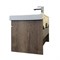 COMFORTY Тумба-умывальник Никосия 80П дуб темный с раковиной Fest 80 COMFORTY 00-00008856