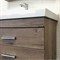 COMFORTY Тумба-умывальник Никосия 80П дуб темный с раковиной Fest 80 COMFORTY 00-00008856