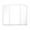 COMFORTY Зеркало-шкаф "Палини-100" белый глянец - фото 156697