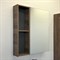 COMFORTY Зеркало-шкаф "Порто-75" дуб темно-коричневый - фото 156795