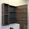 COMFORTY Зеркало-шкаф "Порто-75" дуб темно-коричневый COMFORTY 00-00009231