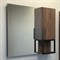 COMFORTY Зеркало-шкаф "Равенна Лофт-90" дуб темно-коричневый - фото 156990