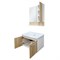 COMFORTY Тумба-умывальник "Рига-70" дуб сонома с раковиной 9335-70 COMFORTY 00004142215