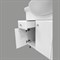 COMFORTY Тумба-умывальник "Сочи-85" белый глянец с раковиной Сенеж 87 COMFORTY 00004134639