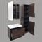 COMFORTY Тумба-умывальник "Франкфурт-60" дуб-шоколадно-коричневый с раковиной 60E COMFORTY 00004150530