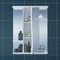 SANTA Зеркальный шкаф СаНта Лира 55 101053 с подсветкой, цвет белый SANTA 101053