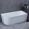 VINCEA Ванна акриловая VBT-402-1500R, 1500*750*580, цвет белый, правая, слив-перелив в комплекте, хром VBT-402-1500R