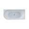 VINCEA Ванна акриловая VBT-402-1500R, 1500*750*580, цвет белый, правая, слив-перелив в комплекте, хром VBT-402-1500R