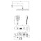 LEMARK Смеситель Atlantiss LM3225C для ванны и душа, встраиваемый LM3225C