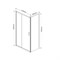 VINCEA Душевой уголок Garda VSR-1G9014CLB, 1400*900, черный, стекло прозрачное VINCEA VSR-1G9014CLB