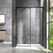 VINCEA Душевая дверь Lugano VDS-1L120CLB-1, 1200, черный, стекло прозрачное - фото 162848