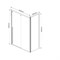 VINCEA Душевой уголок Lugano VSR-1L1013CL-1, 1300*1000, хром, стекло прозрачное VINCEA VSR-1L1013CL-1