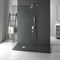 VINCEA Поддон для душа из искусственного камня VST-4SR9011A, 1100*900*25, антрацит VINCEA VST-4SR9011A