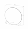 SINTESI Зеркало DECO 80 с LED-подсветкой D 800 SIN-SPEC-DECO-80