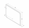 SINTESI Зеркало  SKY 80 с LED-подсветкой 800x600 SIN-SPEC-SKY-80