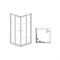 RGW Dolphin Душевой уголок TN-206-J, квадратный, размер 90x90 см, двери раздвижные 28912699-101