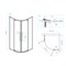 RGW SV-53B 800x800 Душевой уголок 06325388-14