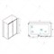 RGW CL-48B (CL-14B + Z-050-1B) 1500x800 Душевой уголок 32094885-014