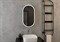CONTINENT Зеркало-шкаф ELMAGE 450х800 черный со светодиодной подсветкой - фото 178212