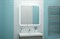 CONTINENT Зеркало-шкаф ELLIOTT 800х800 белый со светодиодной подсветкой - фото 178383