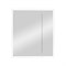 CONTINENT Зеркало-шкаф REFLEX 700х800 белый  со светодиодной подсветкой МВК026