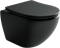 CERAMICA NOVA Подвесной унитаз Metropol Rimless (безободковый) с сиденьем микролифт, черный матовый CN4002MB