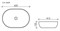 CERAMICA NOVA Умывальник чаша накладная овальная Element 600*415*135мм CN5009 CERAMICA NOVA Умывальник чаша накладная овальная Element 600*415*135мм CN5009