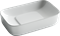 CERAMICA NOVA Умывальник чаша накладная прямоугольная с керамической накладкой на сливное отверстие Element 600*375*145мм - фото 181796