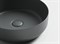 CERAMICA NOVA Умывальник чаша накладная круглая (цвет Темный Антрацит Матовый) Element 390*390*120мм CN6022MDH - фото 182098