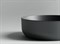 CERAMICA NOVA Умывальник чаша накладная круглая (цвет Темный Антрацит Матовый) Element 390*390*120мм CN6022MDH - фото 182100