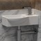 CERAMICA NOVA Умывальник подвесной прямоугольный  с крепежом (чаша слева, отверстие под смеситель справа) Element 400*220*120мм CN6039L - фото 182285 CERAMICA NOVA Умывальник подвесной прямоугольный  с крепежом (чаша слева, отверстие под смеситель справа) Element 400*220*120мм CN6039L - фото 182285