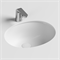 CERAMICA NOVA Умывальник овальный встраиваемый под столешницу Element 510*420*195мм, с крепежом и шаблоном для установки CN6042