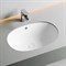 CERAMICA NOVA Умывальник овальный встраиваемый под столешницу Element 565*385*210мм, с крепежом и шаблоном для установки CN6044