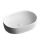 CERAMICA NOVA Умывальник чаша накладная овальная (цвет Белый Матовый) Element 600*415*135мм - фото 182377