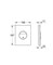GROHE Клавиша смыва Nova Cosmopolitan 38765000 GROHE-38765000