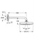 GROHE 26411000 Tempesta 210 Верхний душ с душевым кронштейном 286 мм, хром GROHE-26411000