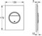 GROHE Кнопка смыва Nova Cosmopolitan 37601000 хром GROHE-37601000