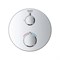 GROHE 24076000 Grohtherm Термостат для душа с переключателем на 2 положения ванна-душ, круглая розетка, хром GROHE-24076000
