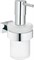 GROHE Дозатор жидкого мыла с держателем Essentials Cube 40756001 - фото 185547