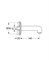 GROHE Излив для ванны BauClassic 140мм. 13258000 GROHE-13258000