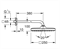 GROHE 26682000 Tempesta 250 Cube верхний душ с кронштейном к стене, хром GROHE-26682000