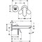 HANSGROHE 72528000 Rebris S смеситель для раковины настенный 2 отв. (внешняя часть) 72528000