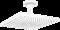 HANSGROHE Верхний душ Hansgrohe Raindance E 300 1jet с потолочным подсоединением 26250700, матовый белый - фото 189257