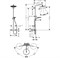 HANSGROHE Душевая система Hansgrohe Croma Select S 280 1 режим струи 26890990, золото 26890990