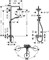 HANSGROHE Душевая система Hansgrohe Croma Select S 2jet 27255400 27255400