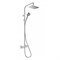 HANSGROHE Душевая система Showerpipe 230 1jet с термостатом Hansgrohe Vernis Shape 26286000 хром - фото 189834