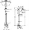 HANSGROHE Душевая стойка Hansgrohe Croma Select E 180 2jet Showerpipe 27352400 27352400